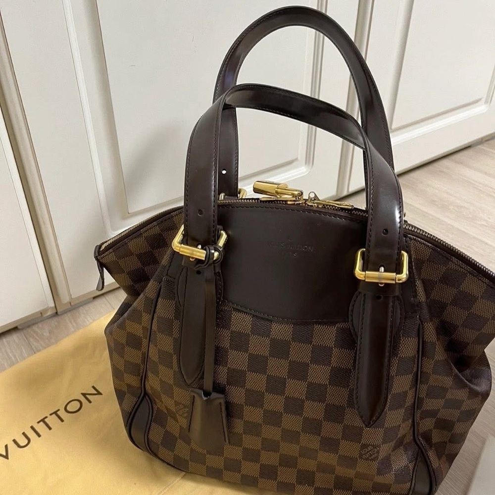 Louis Vuitton Verona GM Dark Brown Checkered Shoulder Bag - Picture 2 of 5